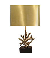 Brass Coral Lamp