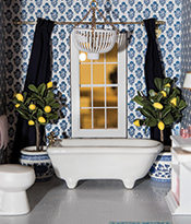 Dollhouse Beautiful_Bathroom designed by Caitlin Wilson Thumbnail