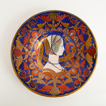 21_Majolica Decorative Plate by Alfredo Santarelli