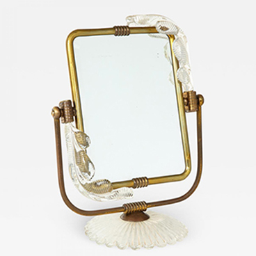 4_Barovier Toso Frame and mirror from Murano circa 1940