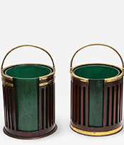 Brass bound plate buckets Thumbnail