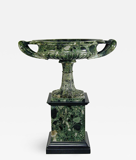 Grand Tour Verde antico Marble Tazza_Intro