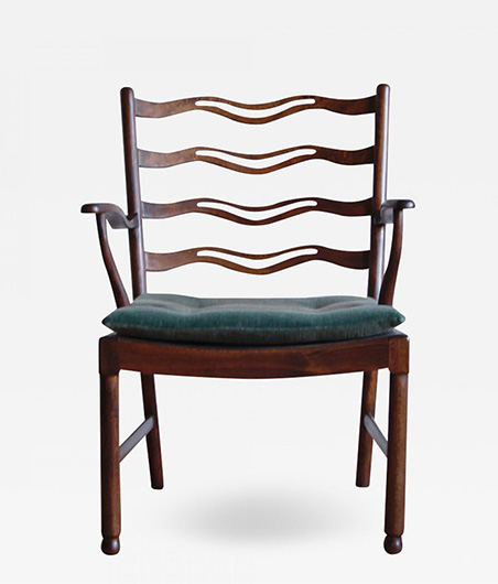 Ole Wanscher Armchair Model No 1755 for Fritz Hansen