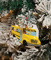 The Gallery at 200 Lex_Holiday Gift Guide_Kips Bay School Bus Ornament Thumbnail