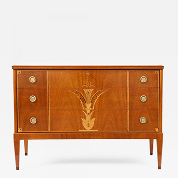 The Gallery at 200 Lex_Swedish Grace Inlaid Mahogany Commode