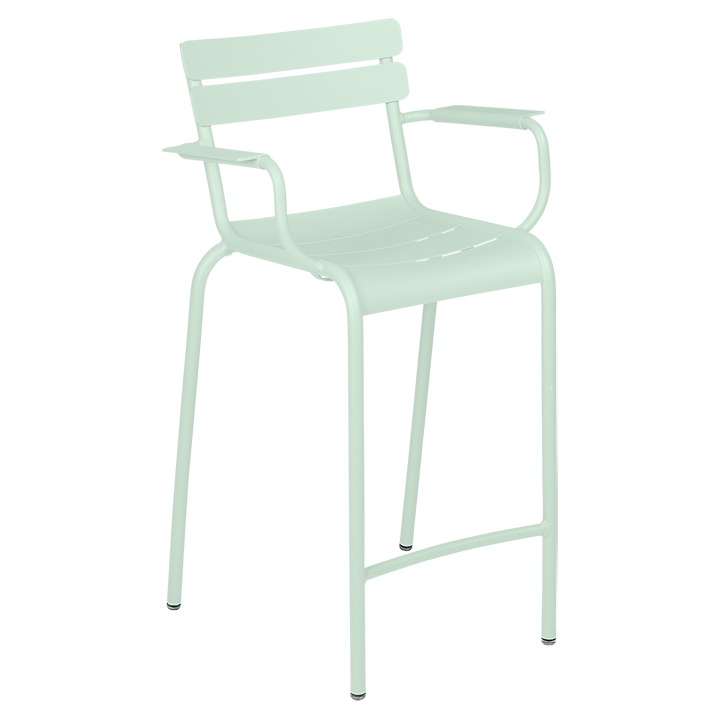 Fermob_Luxembourg High Armchair_Gallery Image 1_Ice Mint
