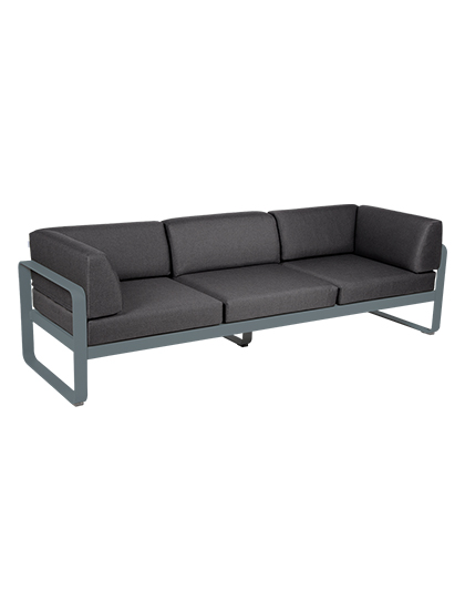 Bellevie Canape Club 3 Seater Graphite Grey_Main Image