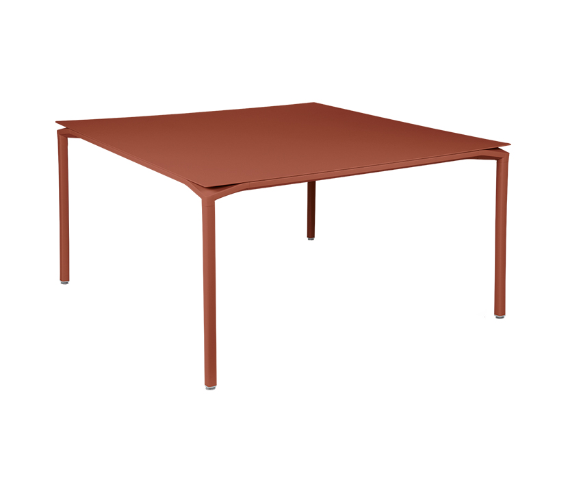 Fermob_Luxembourg Calvi Table 55x55_Gallery Image 5_Red Ochre