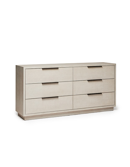 Interlude Home Holmes 6 Drawer Chest - Cliffside Thumb