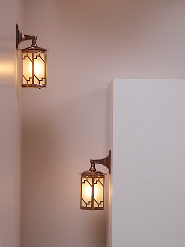 Collier Webb Steppe Wall Lanterns Antique Copper