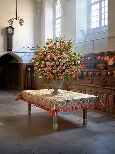 Cumming Rose, Bergerac, Silk Taffeta Plain 1