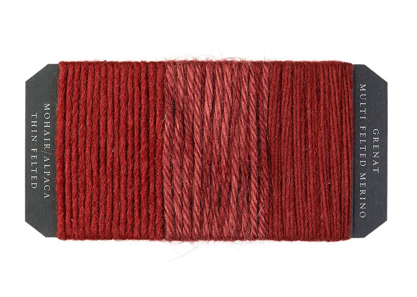 Yarn Card – 2020 – Monochromatic – Grenat